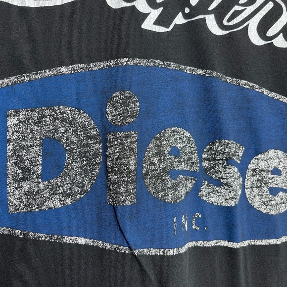 Y2K Diesel Big Logo Small Mens Tee - Picture 8 of 12